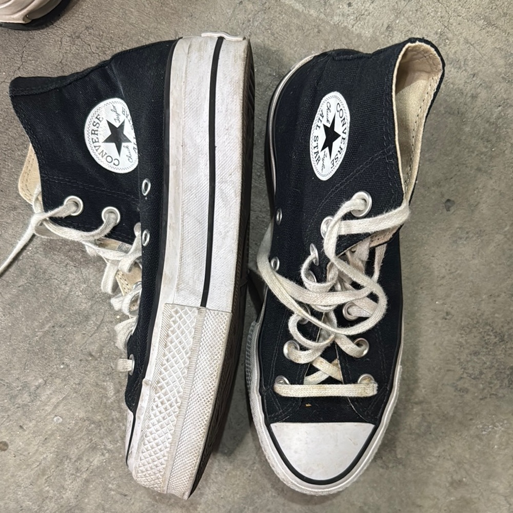 Converse Black High-Top Sneakers